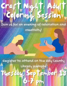 Craft Night: Adult Coloring Session