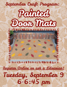 Crafting for Adults: Painted Door Mats