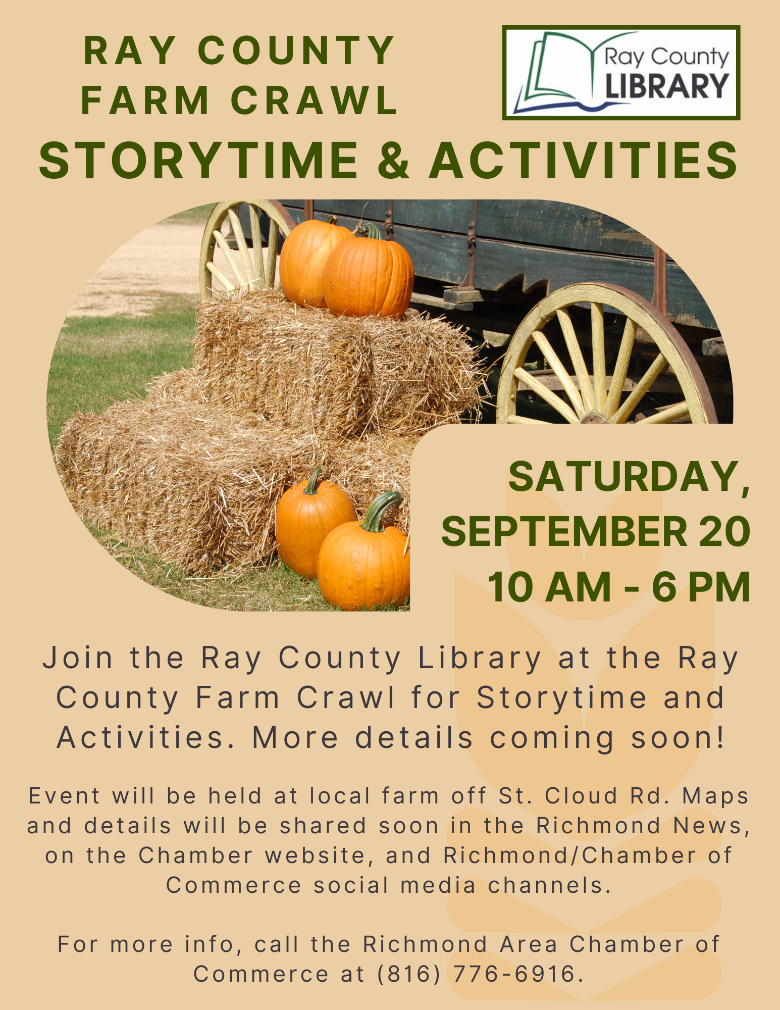 (temp) 9.20 Farm Crawl Storytime & Activities