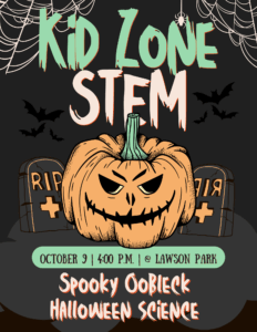 Kid Zone STEM: Spooky Oobleck Halloween Science