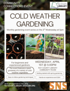 Community Connections- Cold Weather Gardening