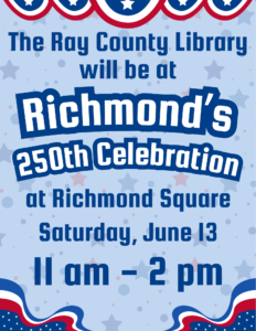 Come see us at Richmond’s 250th Celebration!