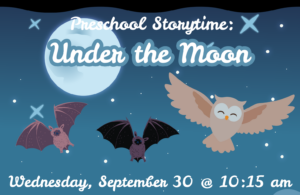 Preschool Storytime!